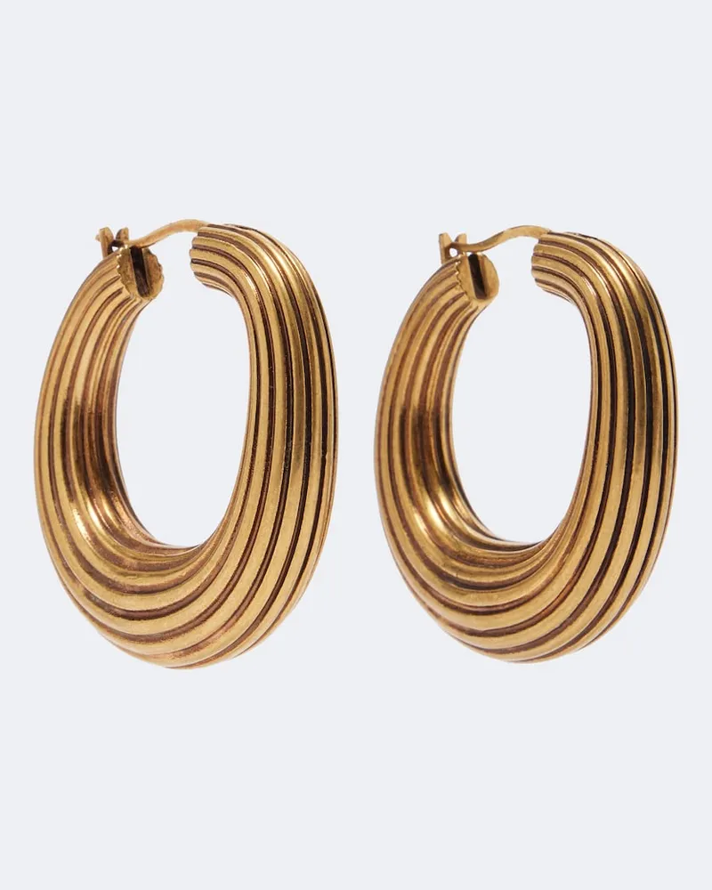 KHAITE Ohrringe Santa Fe, 18kt vergoldet Gold
