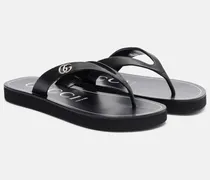 Sandalen Mila Double G aus Leder