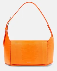 ATTICO Schultertasche 7/7 Small aus Leder Orange