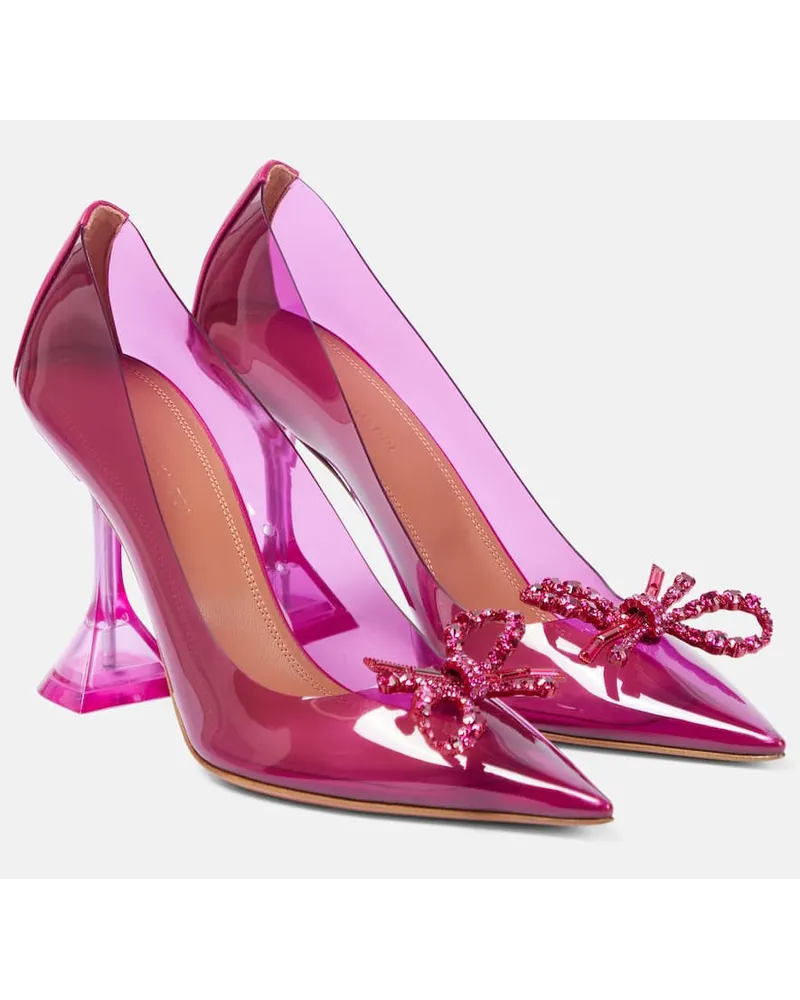 Amina Muaddi Verzierte Pumps Rosie Pink