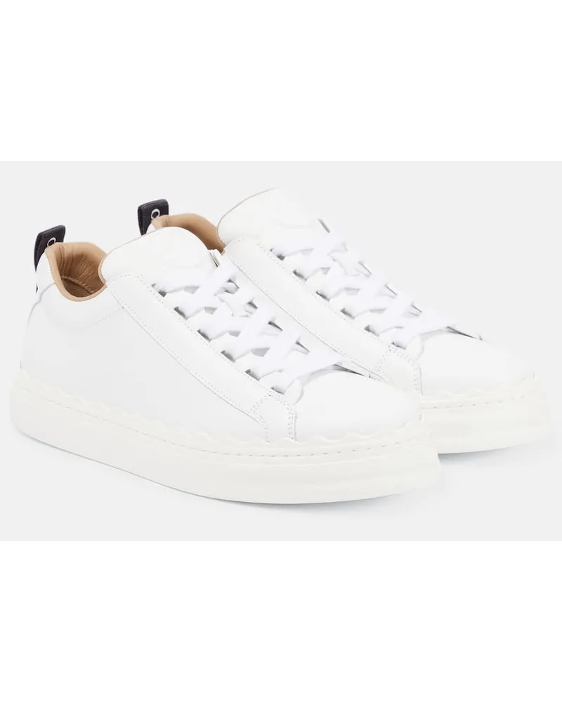 Chloé Chloe Sneakers Lauren aus Leder Weiss