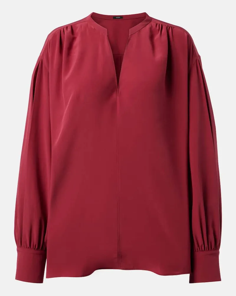 Joseph Top aus Seide Rot