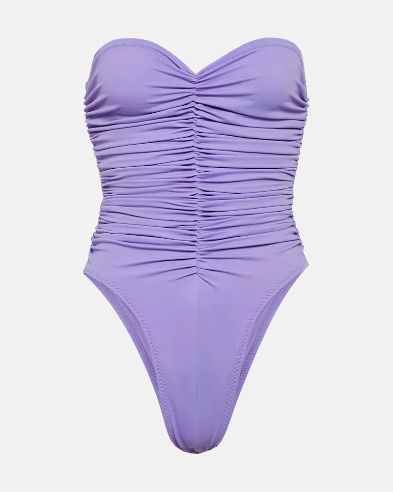 Norma Kamali Badeanzug Slinky Marissa Violett