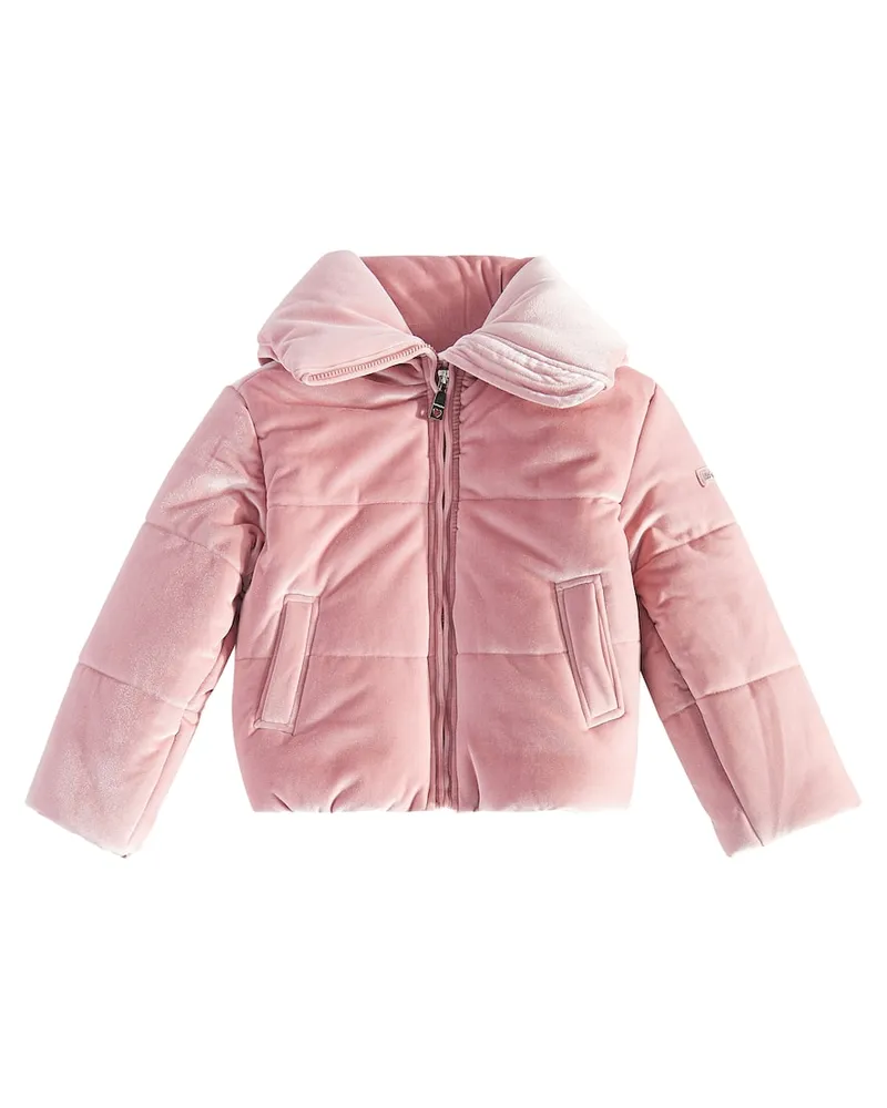 Monnalisa Jacke aus Chenille Pink