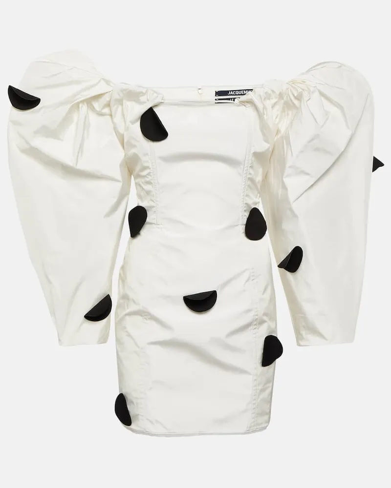 Jacquemus Minikleid La Robe Taffetas Weiß