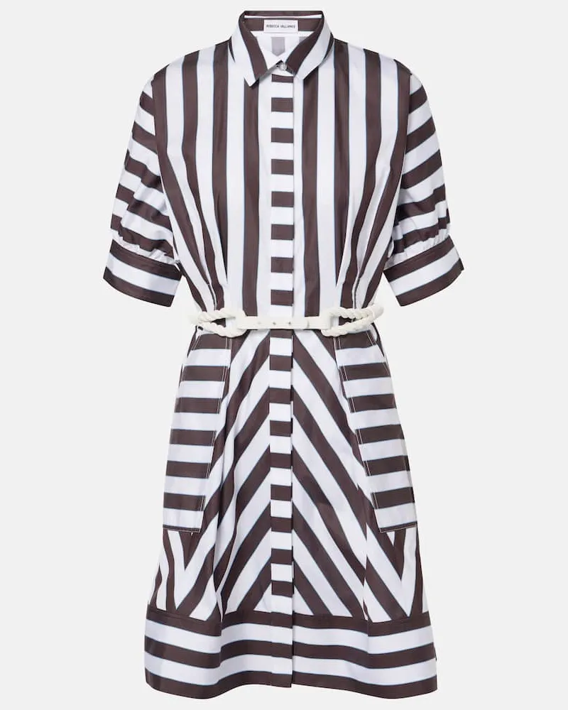 Rebecca Vallance Minikleid Pippa aus Baumwolle Schwarz