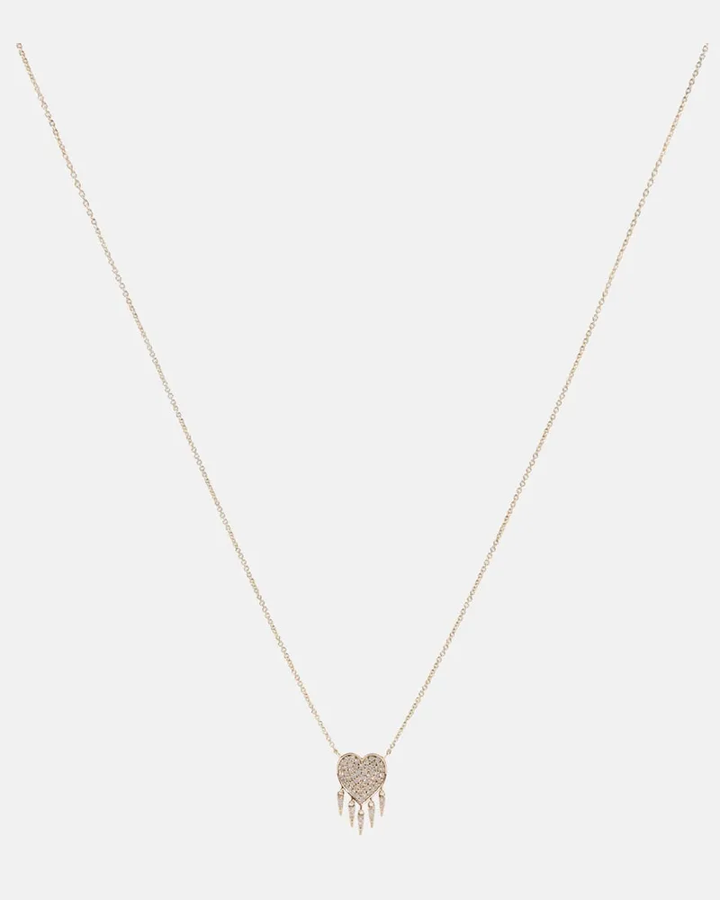 Sydney Evan Halskette aus 14kt Gelbgold mit Diamanten Gold