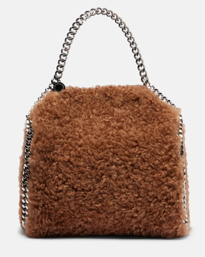 Stella McCartney Schultertasche Falabella Mini Braun