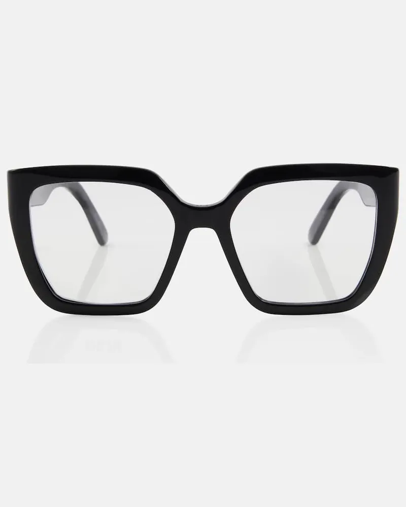 Dior Eckige Brille 30MontaigneO S1I Schwarz