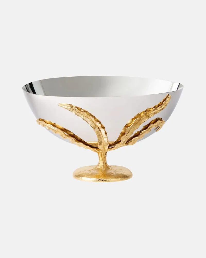 L’OBJET Deko-Schale Fern Large Silber