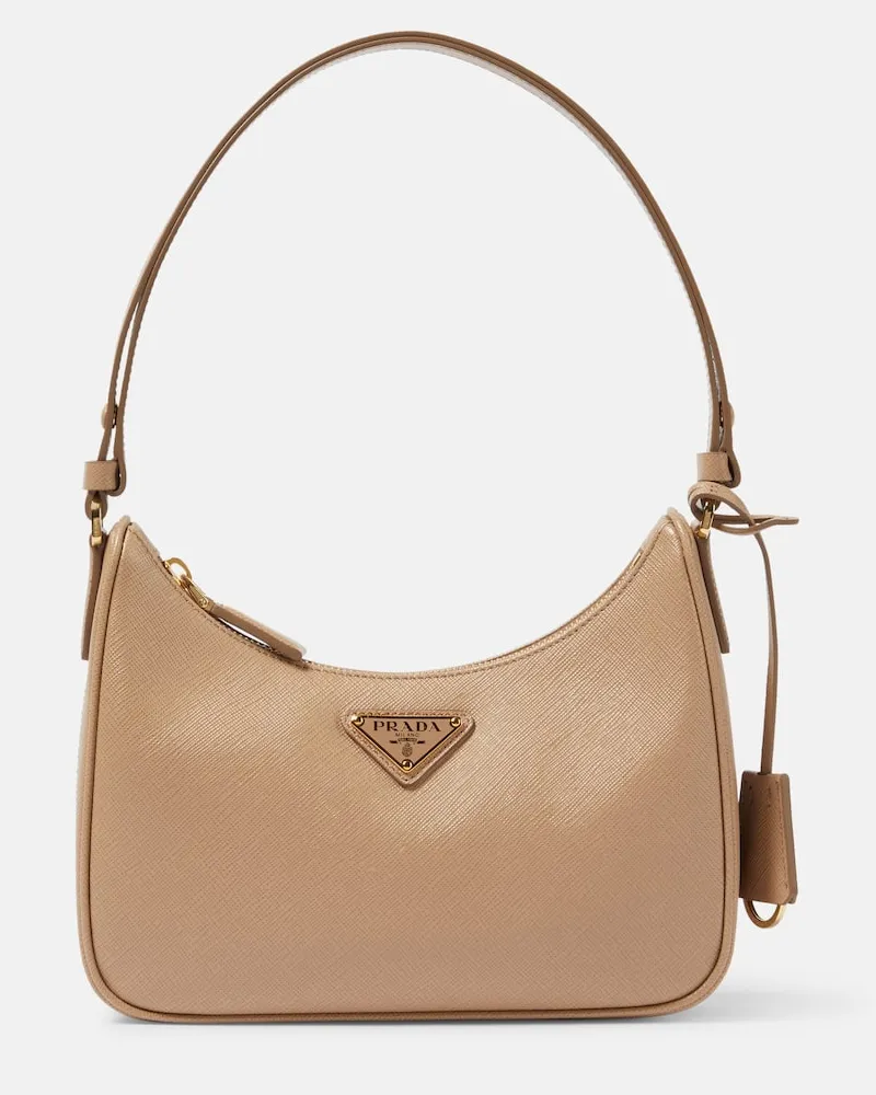 Prada Schultertasche Re-Edition Mini aus Leder Pink