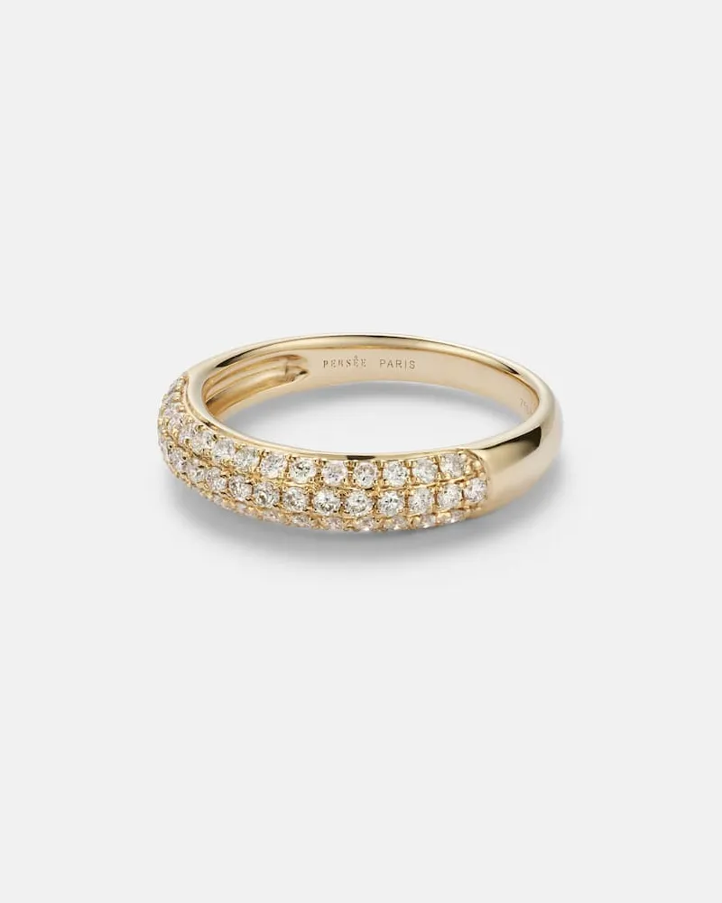 PERSEE Persée Ring aus 18kt Gelbgold mit Diamanten Gold