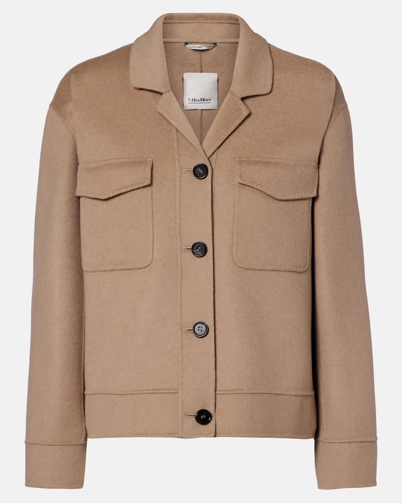 Max Mara Jacke Simona aus Schurwolle Beige