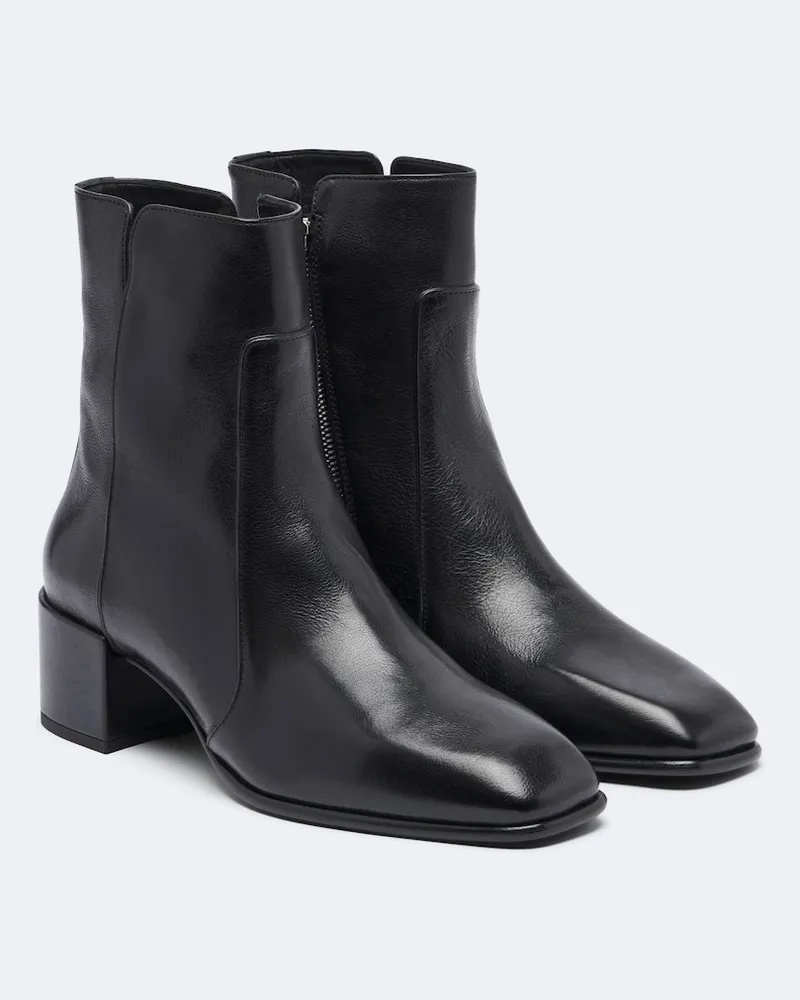 Jimmy Choo Ankle Boots Eliot aus Leder Schwarz