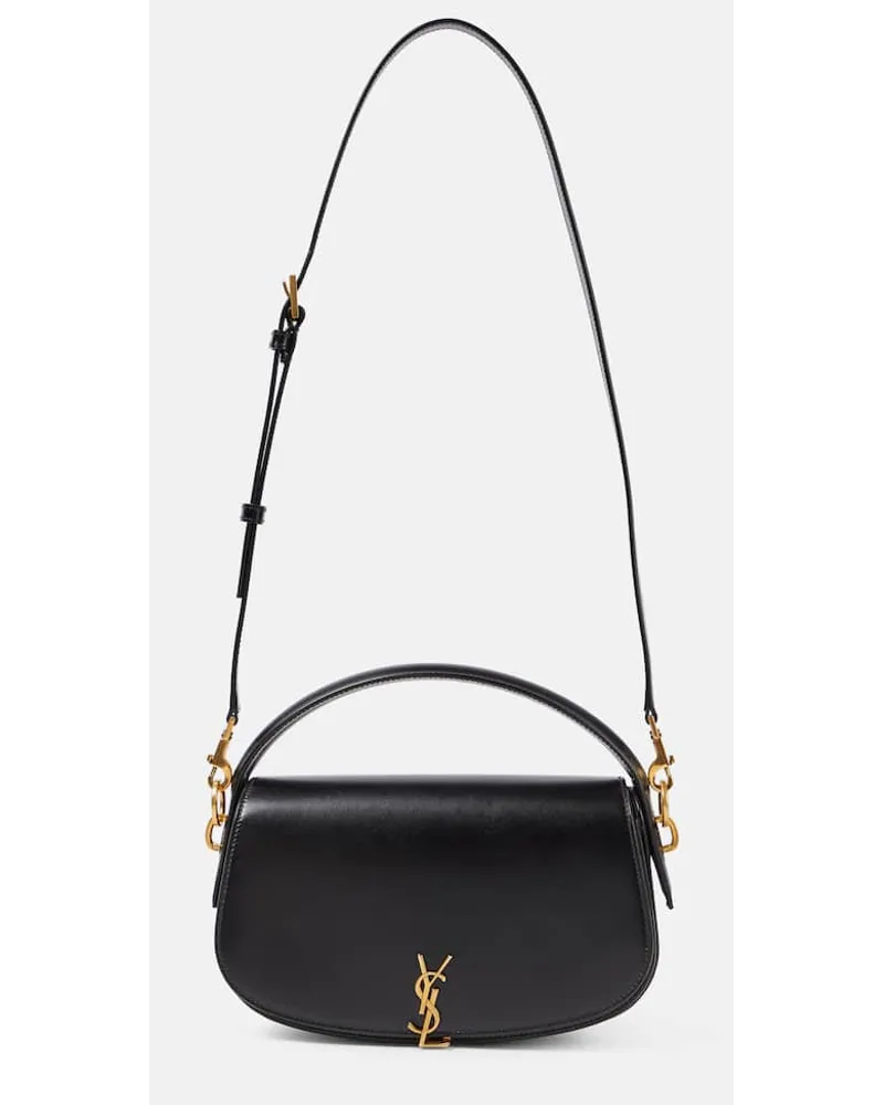 Saint Laurent Schultertasche Voltaire aus Leder Schwarz