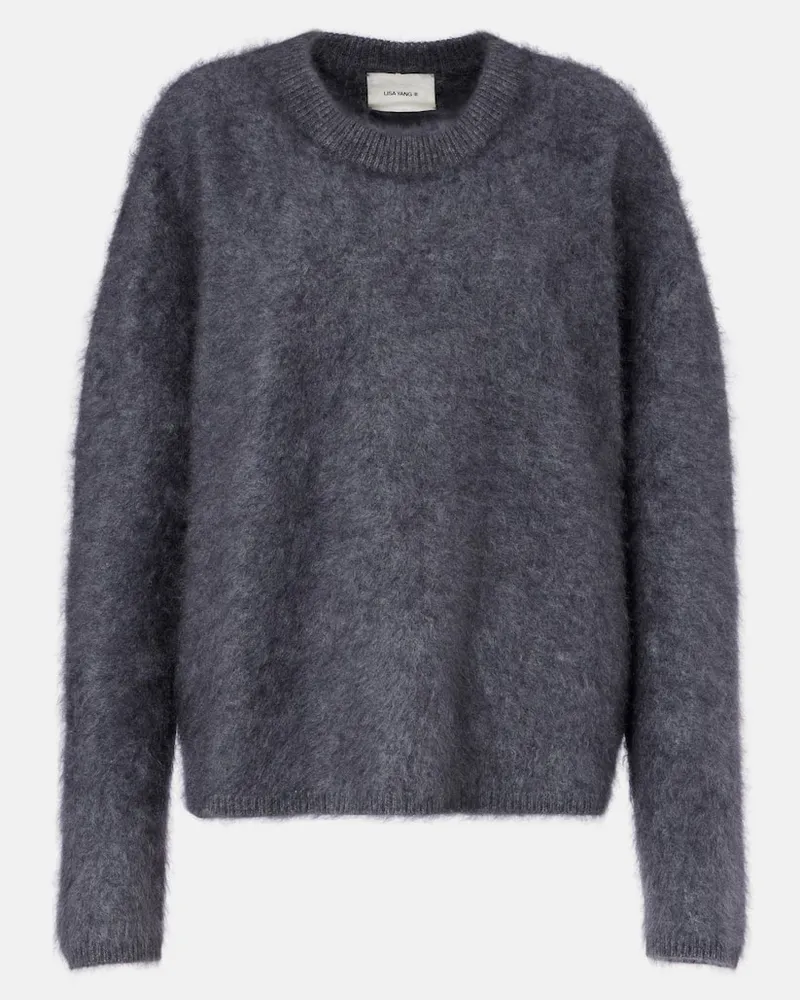 Lisa Yang Pullover Natalia aus Kaschmir Grau