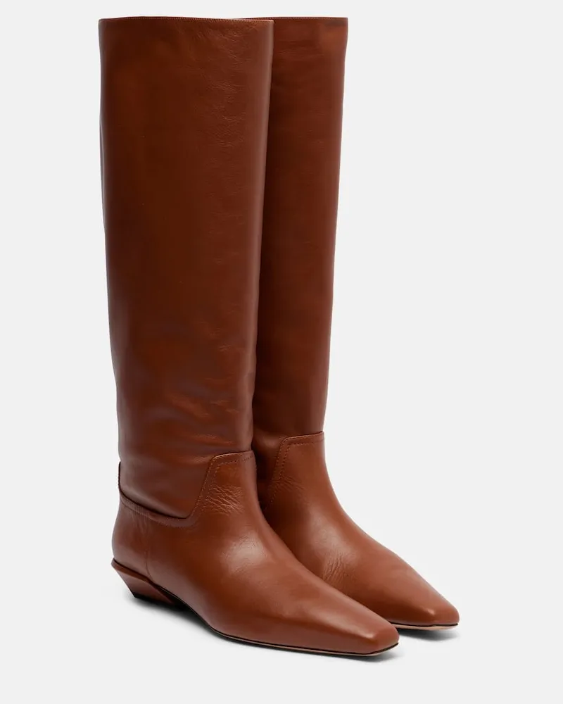 Paris Texas Stiefel Bettina 25 aus Leder Braun