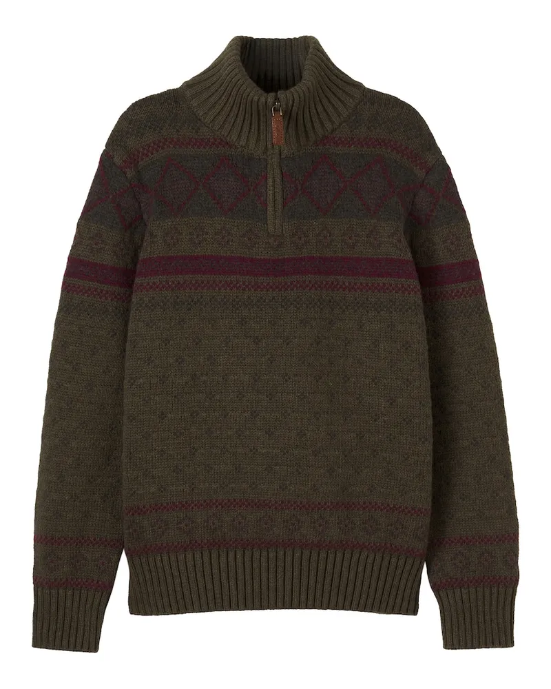 Ralph Lauren Pullover aus Baumwolle und Wolle Grün