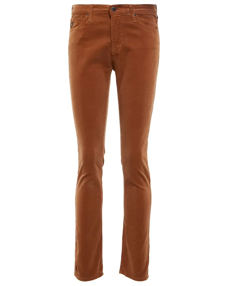 Adriano Goldschmied Skinny Jeans Prima aus Cord Braun