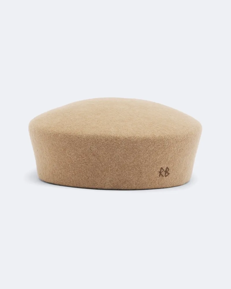 RUSLAN BAGINSKIY Hut aus Wolle Beige