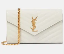 Portemonnaie mit Kettenriemen Cassandre aus Matelassé-Leder