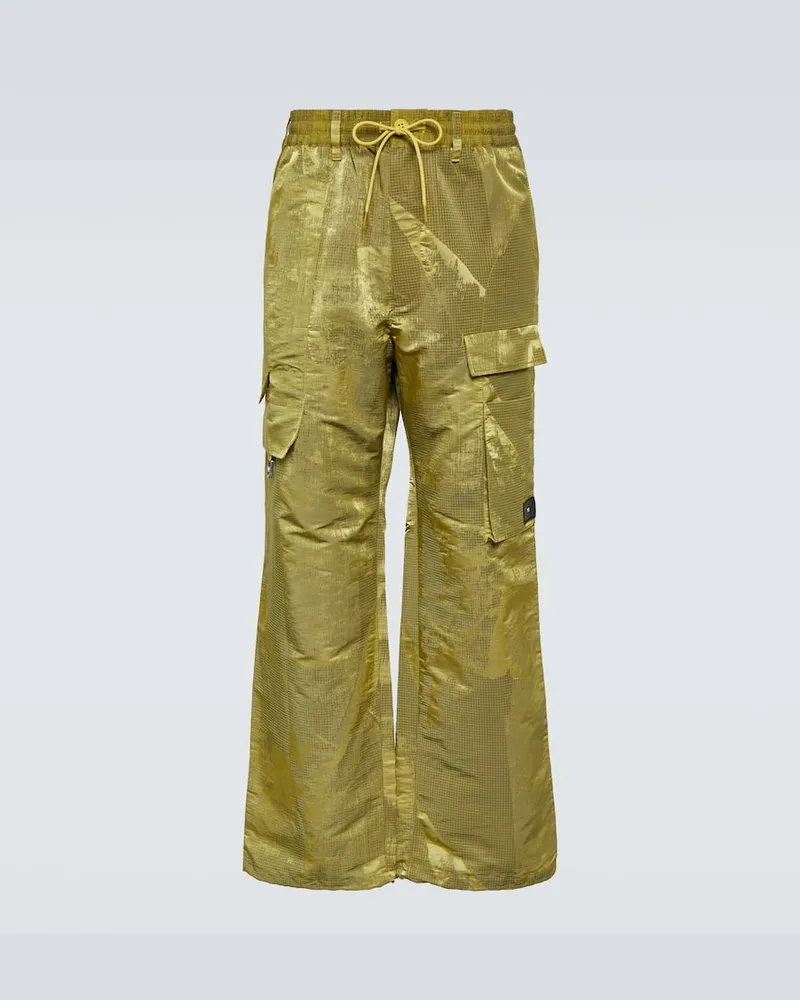 Y-3 Bedruckte Hose Gelb