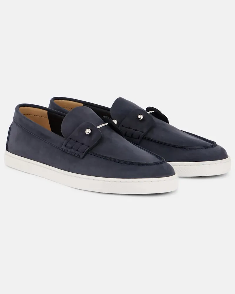 Christian Louboutin Loafers Chambeliboat aus Leder Blau
