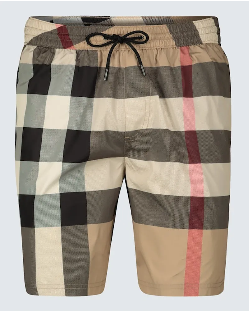 Burberry Badeshorts Beige