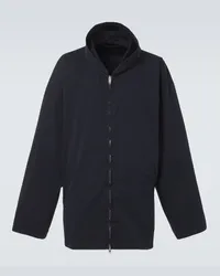 Balenciaga Jacke aus Baumwolle Blau