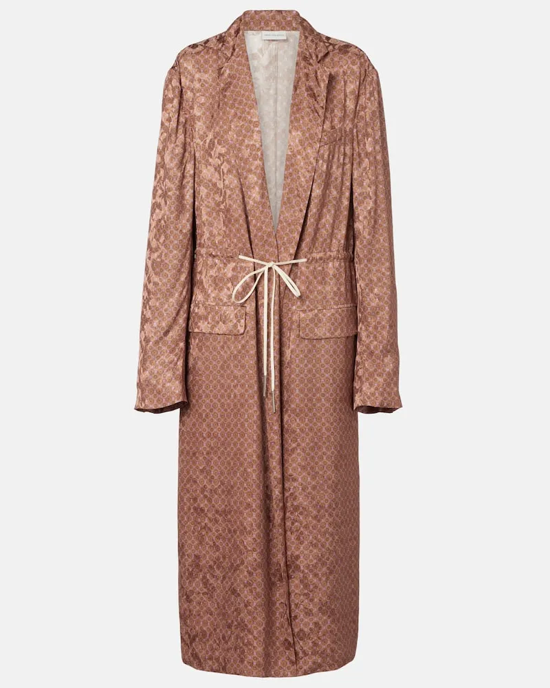Dries van Noten Bedruckter Mantel Multicolor