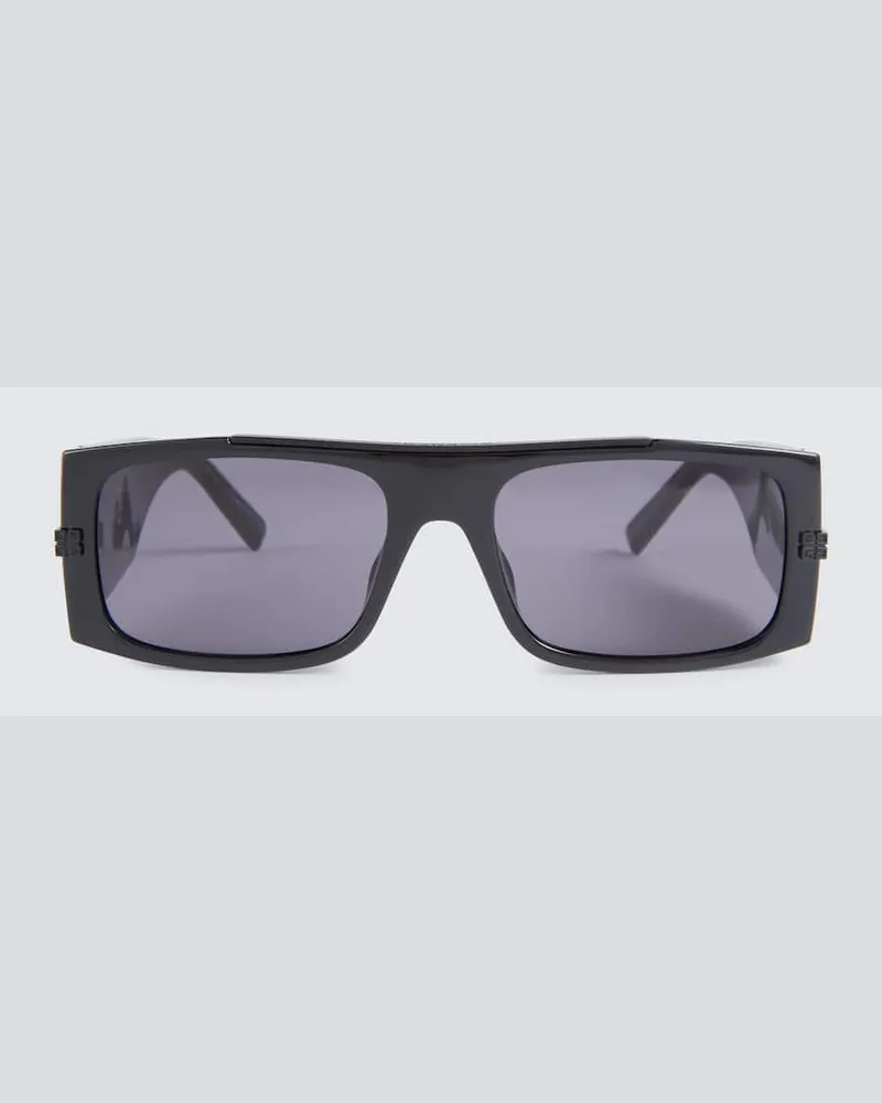 Givenchy Eckige Sonnenbrille Schwarz