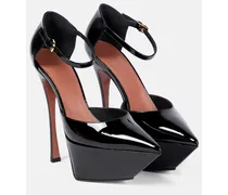 Plateau-Pumps Angelica aus Lackleder