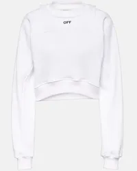 OFF-WHITE Sweatshirt aus Jersey Schwarz