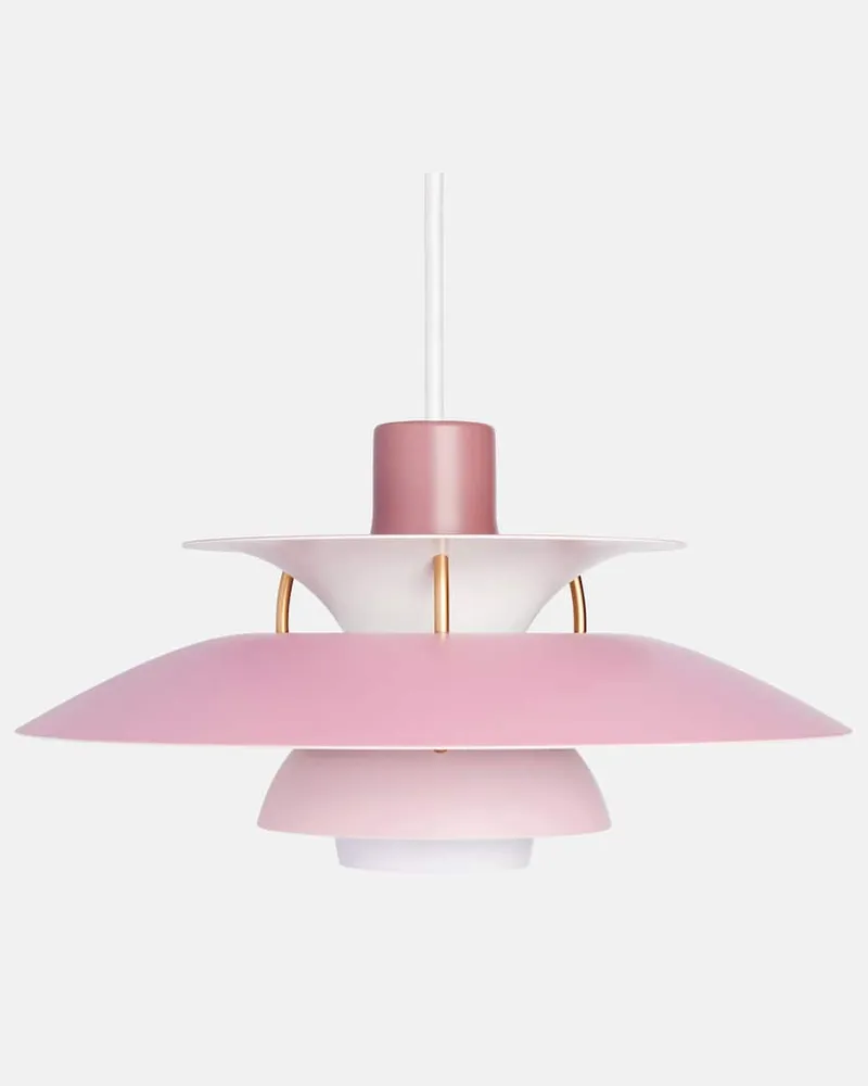 Louis Poulsen Hängeleuchte PH 5 Mini by Poul Henningsen (EU-Stecker Pink