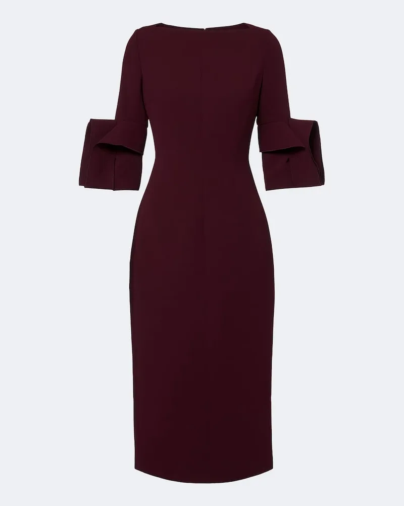 Roksanda Ilincic Midikleid Eryl Burgunderrot