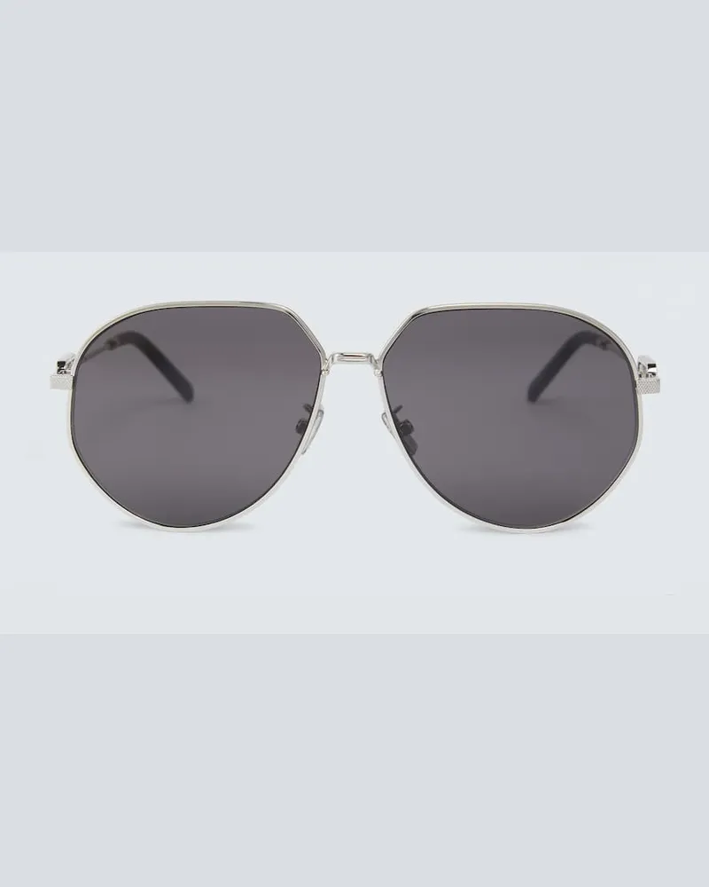 Dior Runde Sonnenbrille CD Link A1U Silber