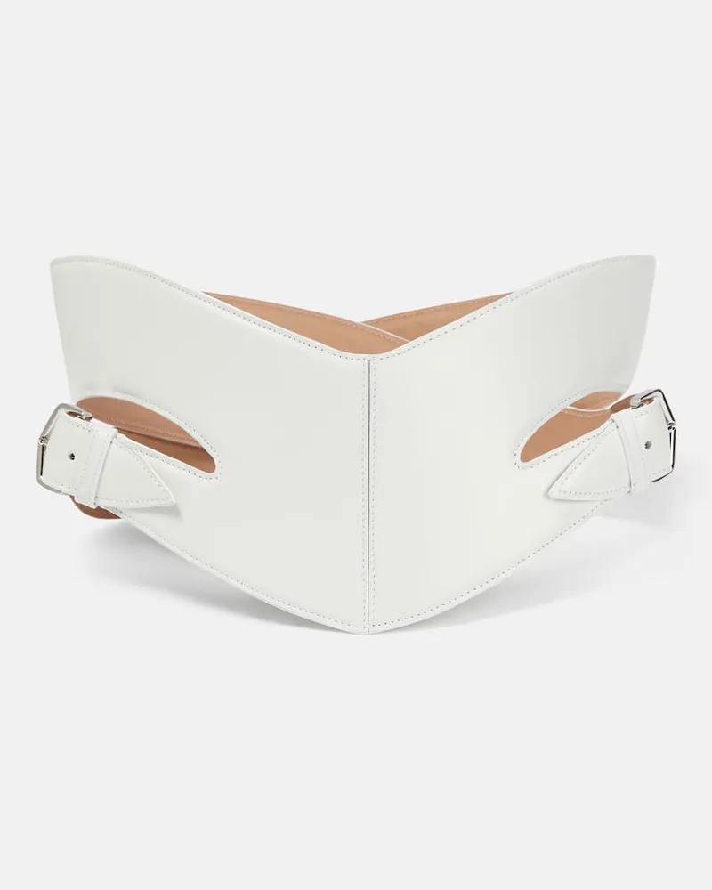 Alaïa Alaïa Gürtel aus Leder Weiß