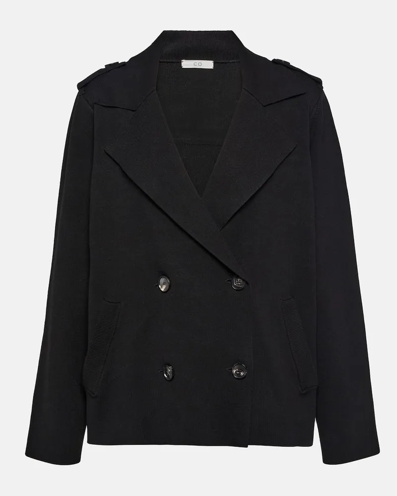 Co Jacke aus Strick Schwarz