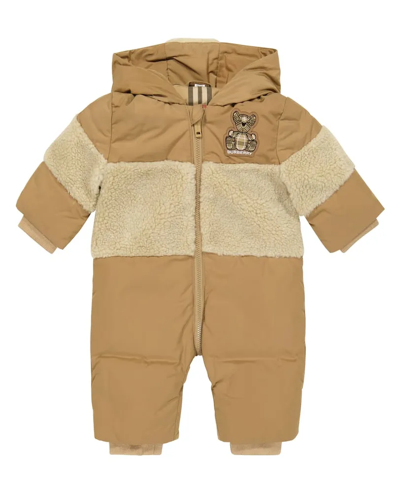 Burberry Baby Schneeanzug Thomas Bear Beige