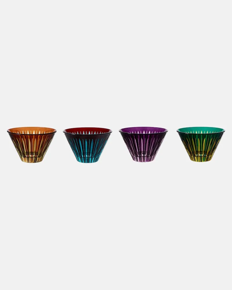 L’OBJET Set Prism aus vier Snackschalen Multicolor