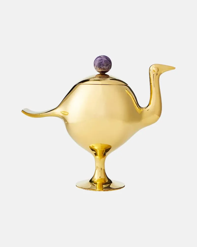 Jonathan Adler Aufbewahrungsdose Bird Gold