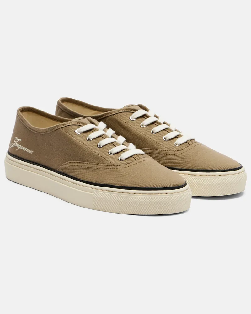 Jacquemus Sneakers Féfé aus Canvas Grün