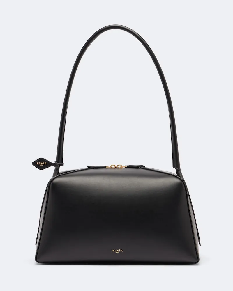 Alaïa Alaïa Tote Le Bouledgue Medium aus Leder Schwarz