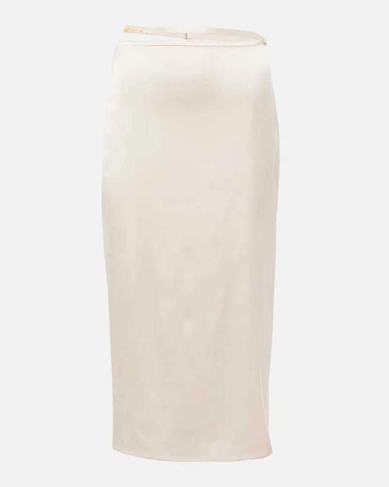 Jacquemus Midirock La Jupe Notte Weiß