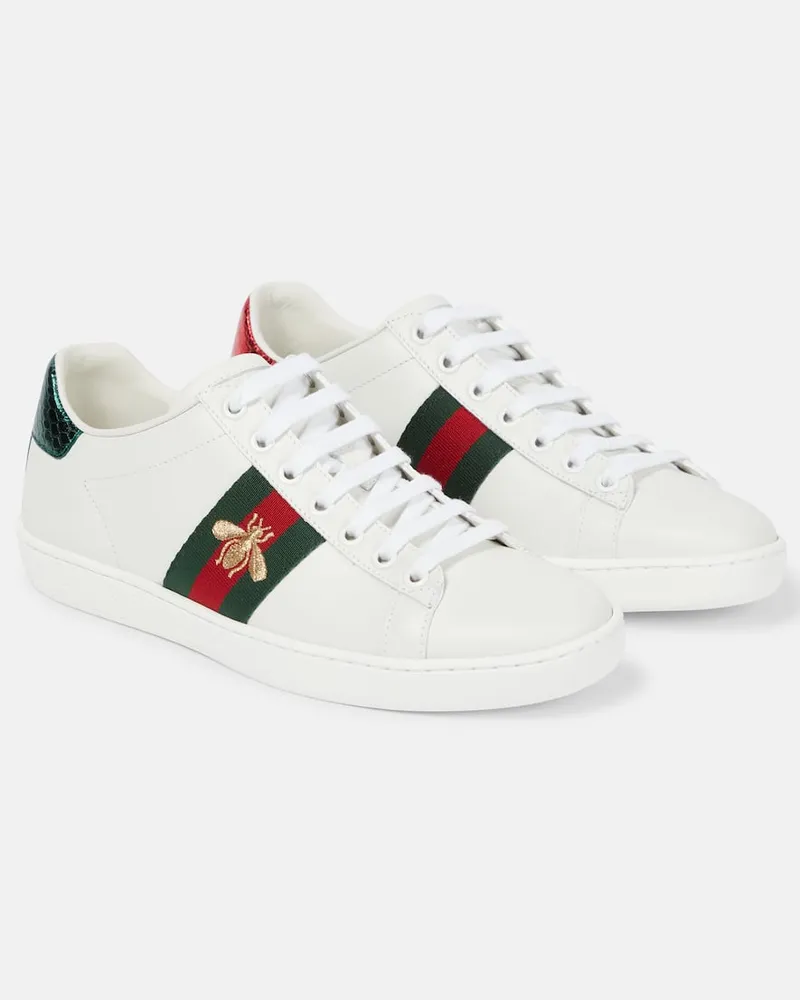 Gucci Sneakers Ace aus Leder Weiß