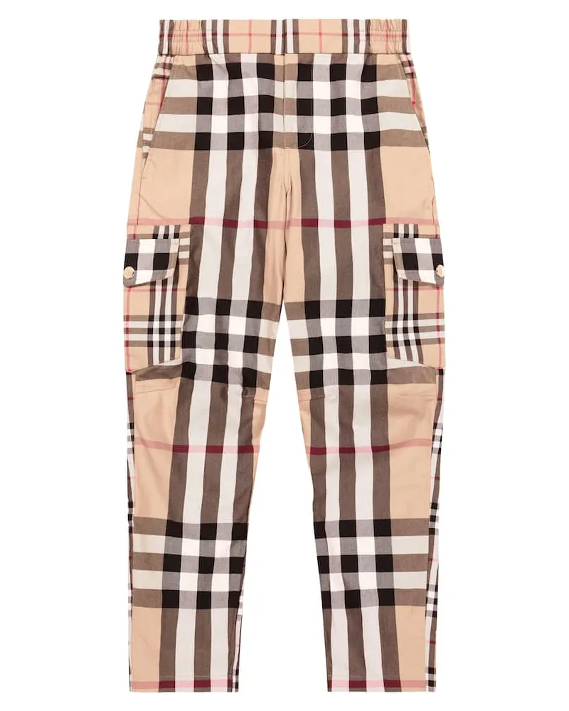 Burberry Cargohose Vintage Check aus Baumwolle Multicolor