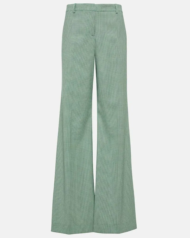 Etro Weite Mid-Rise-Hose Grün