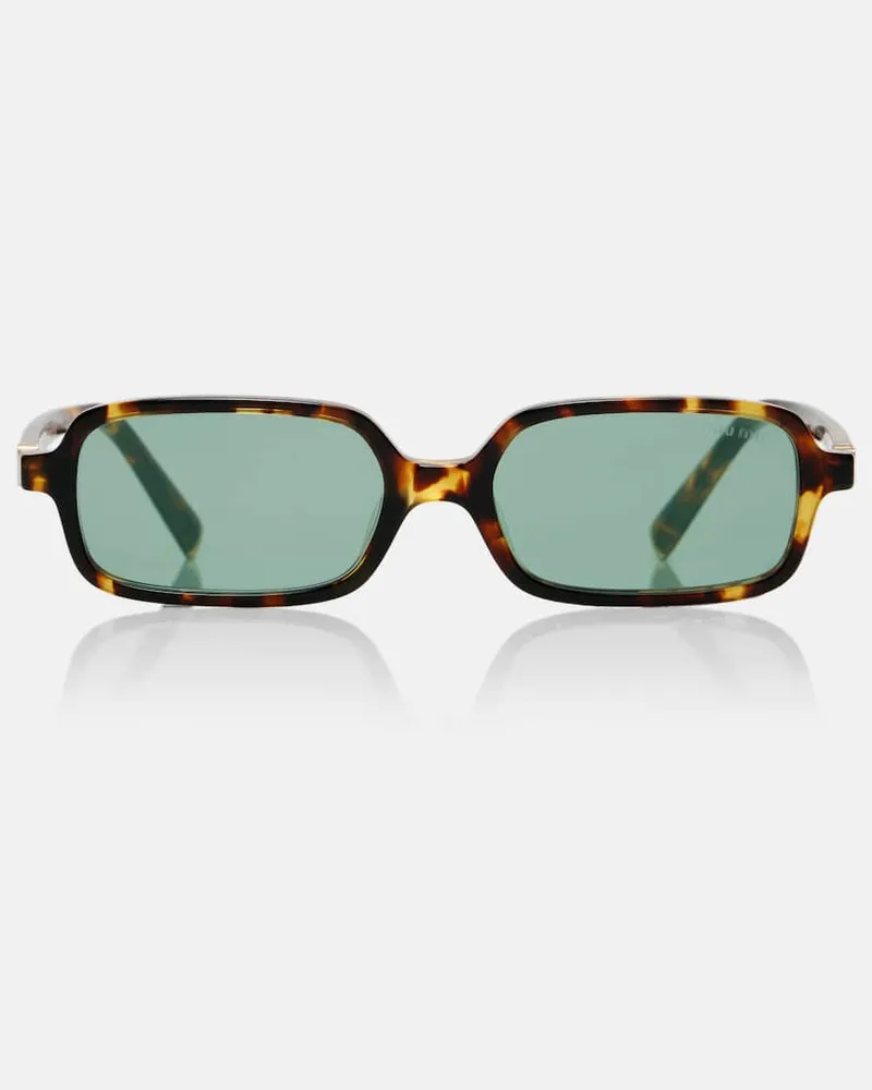 Miu Miu Eckige Sonnenbrille Miu Regard Braun