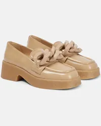 Stella McCartney Loafers Skyla aus Lederimitat Beige