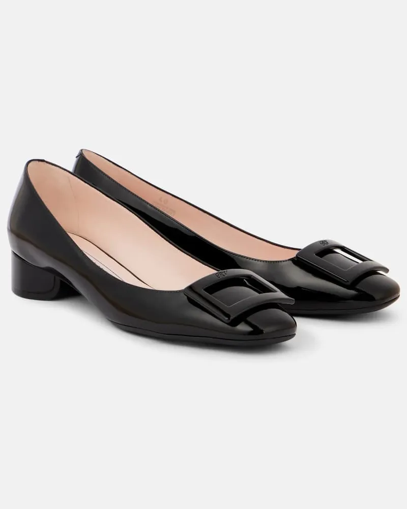 Roger Vivier Pumps Décolleté Belle Vivier 25 aus Lackleder Schwarz